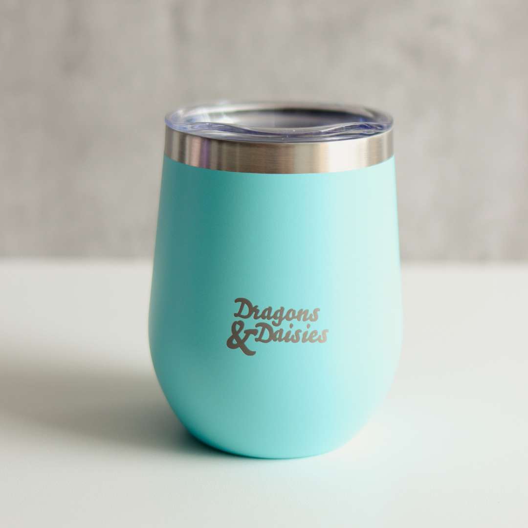 Blue 350ml Splash Proof Thermal Travel Cup