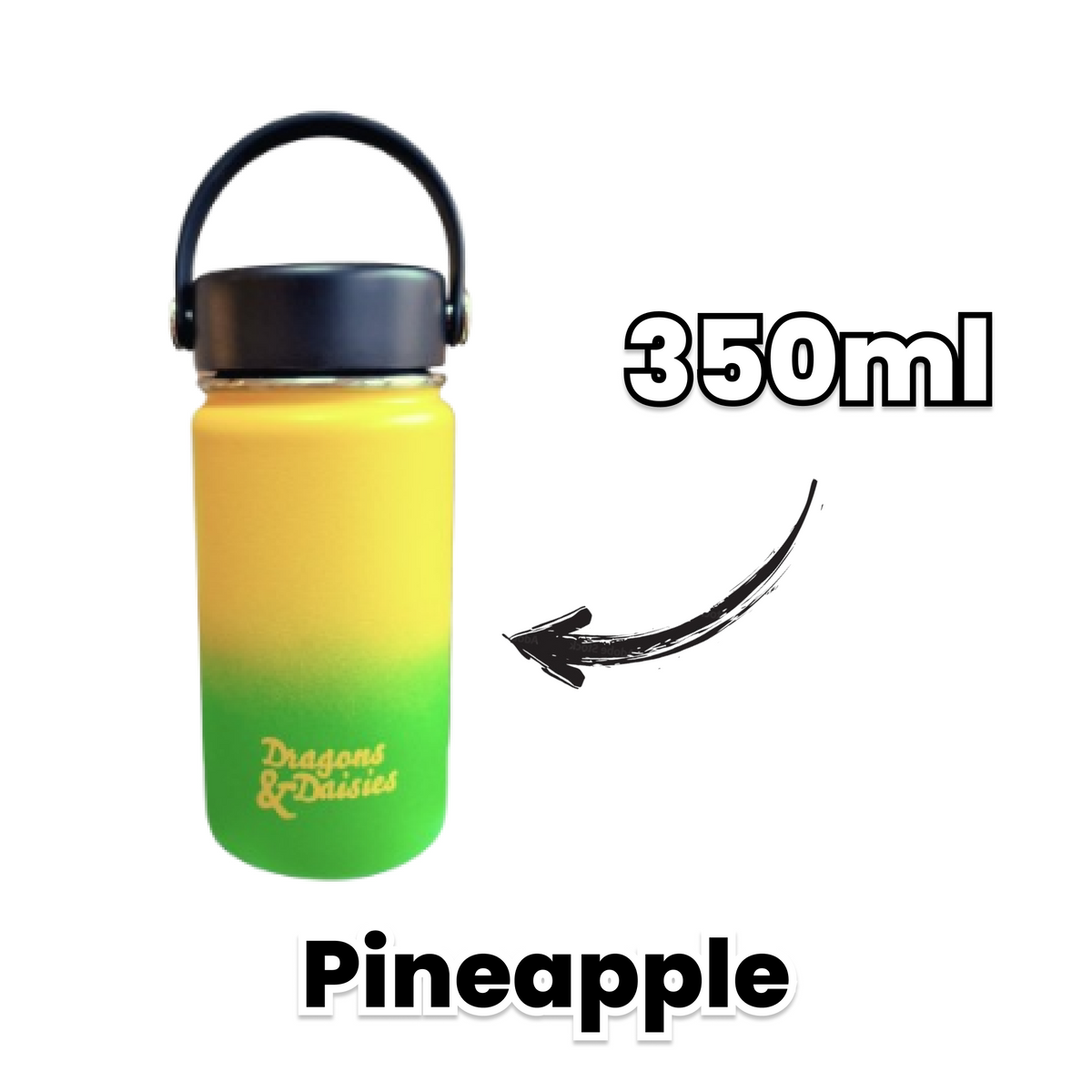Pineapple Leakproof Thermal Lunch Pot & Water Bottle | 350ml - 550ml - 950ml