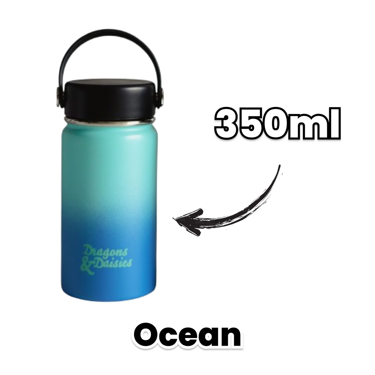 Ocean Leakproof Thermal Lunch Pot & Water Bottle | 350ml - 550ml - 950ml