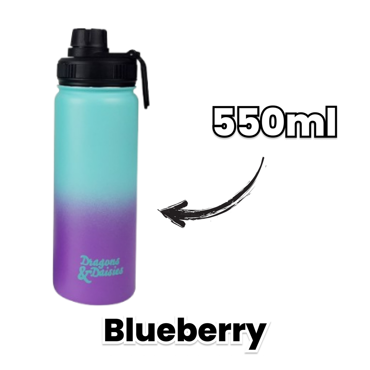 Blueberry Leakproof Thermal Lunch Pot & Water Bottle | 350ml - 550ml - 950ml