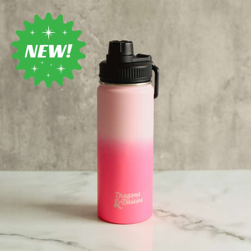 Blush Pink Leakproof Thermal Lunch Pot & Water Bottle | 550ml