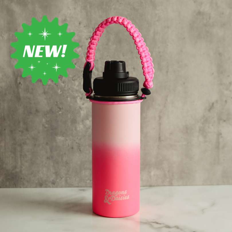 Blush Pink Leakproof Thermal Lunch Pot & Water Bottle | 550ml