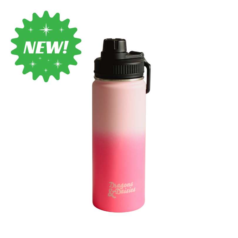 Blush Pink Leakproof Thermal Lunch Pot & Water Bottle | 550ml