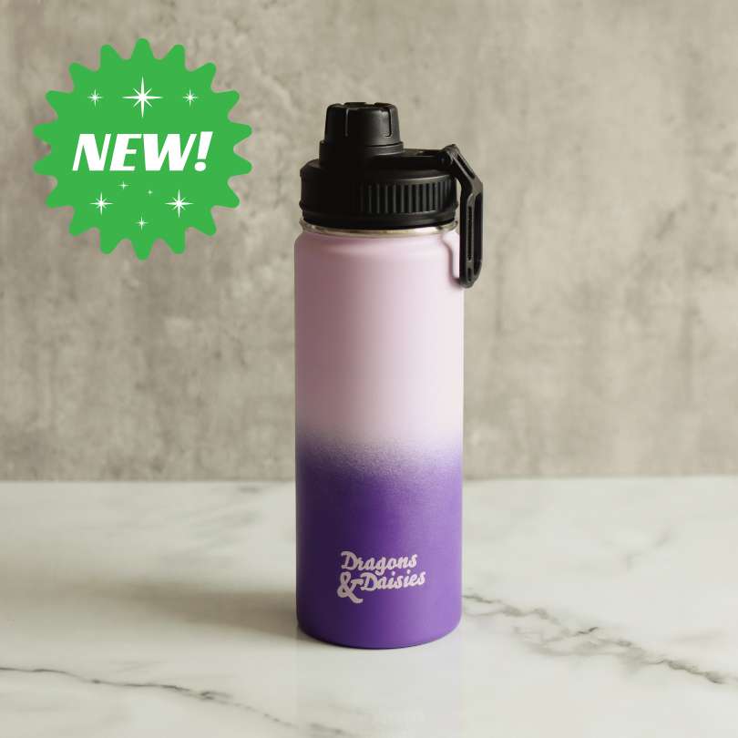 Lavender Leakproof Thermal Lunch Pot & Water Bottle | 550ml
