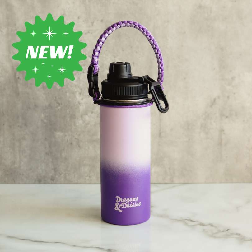 Lavender Leakproof Thermal Lunch Pot & Water Bottle | 550ml