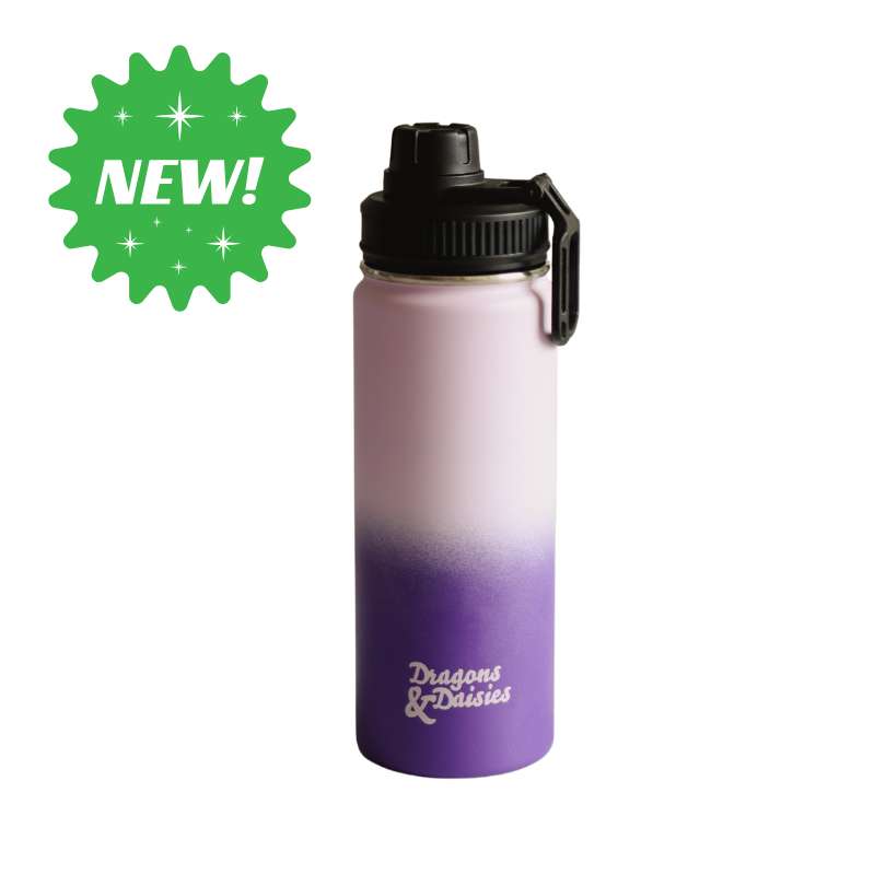 Lavender Leakproof Thermal Lunch Pot & Water Bottle | 550ml