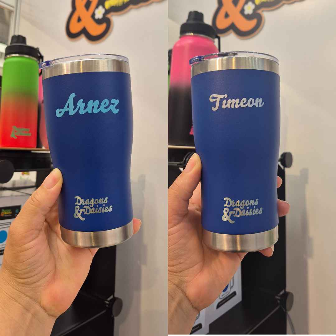 Navy 560ml Splash Proof Thermal Travel Tumbler
