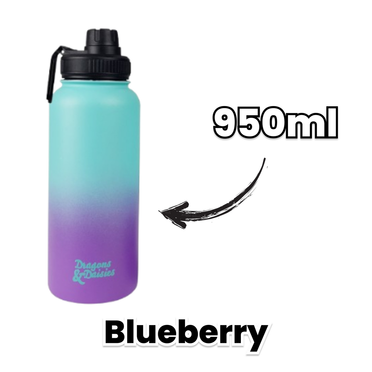 Blueberry Leakproof Thermal Lunch Pot & Water Bottle | 350ml - 550ml - 950ml