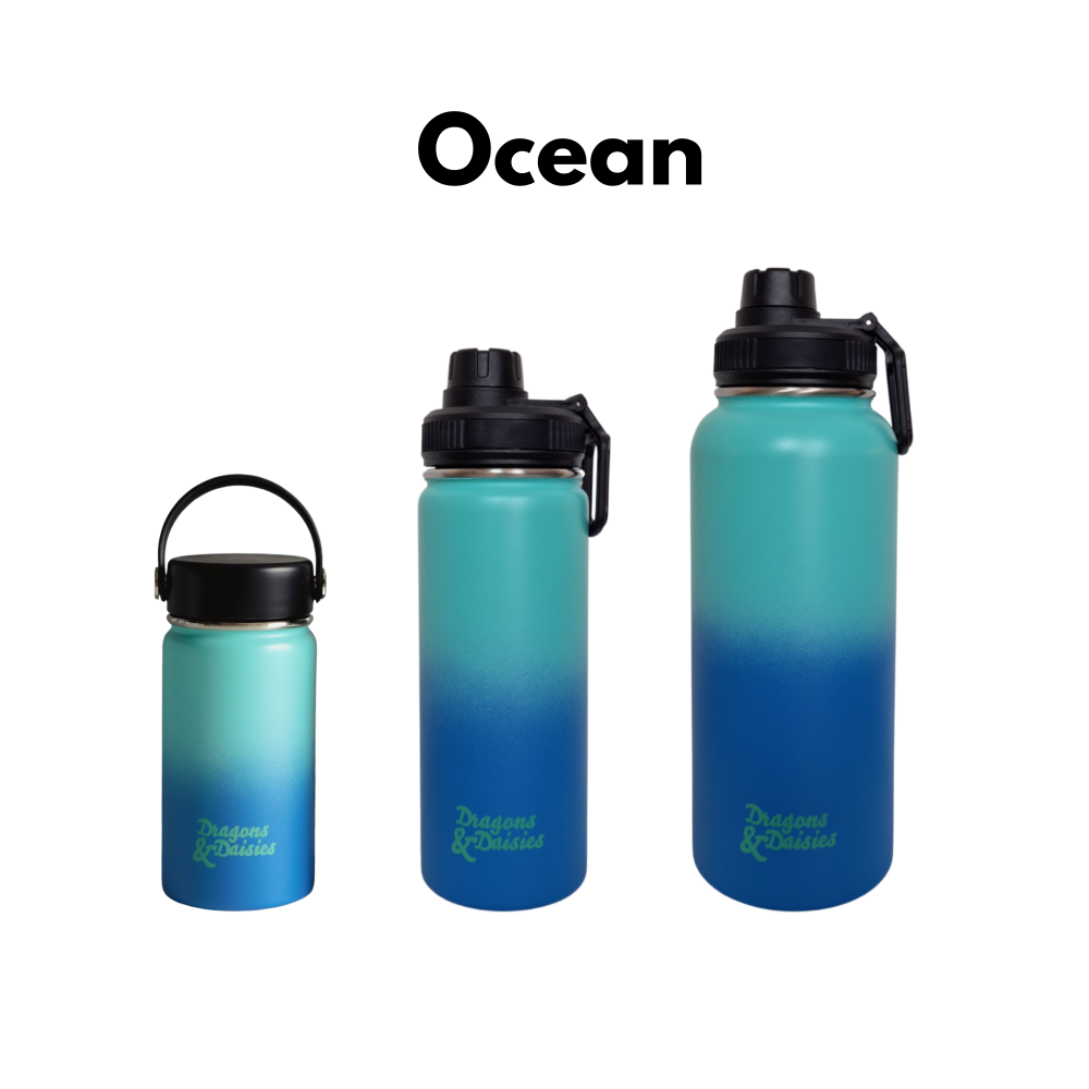 Ocean Leakproof Thermal Lunch Pot & Water Bottle | 350ml - 550ml - 950ml