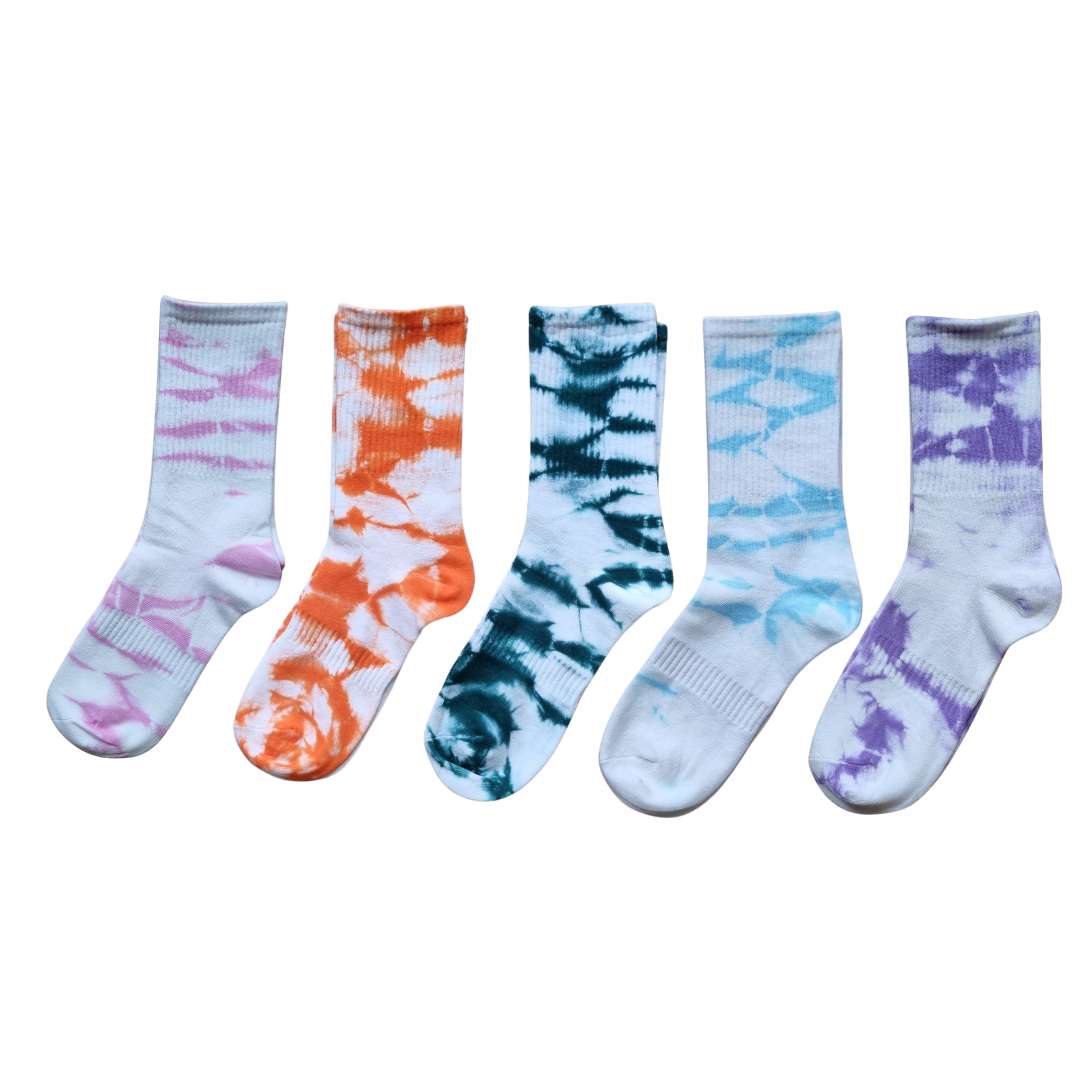 Adult & Kid Bright Tie Dye Socks