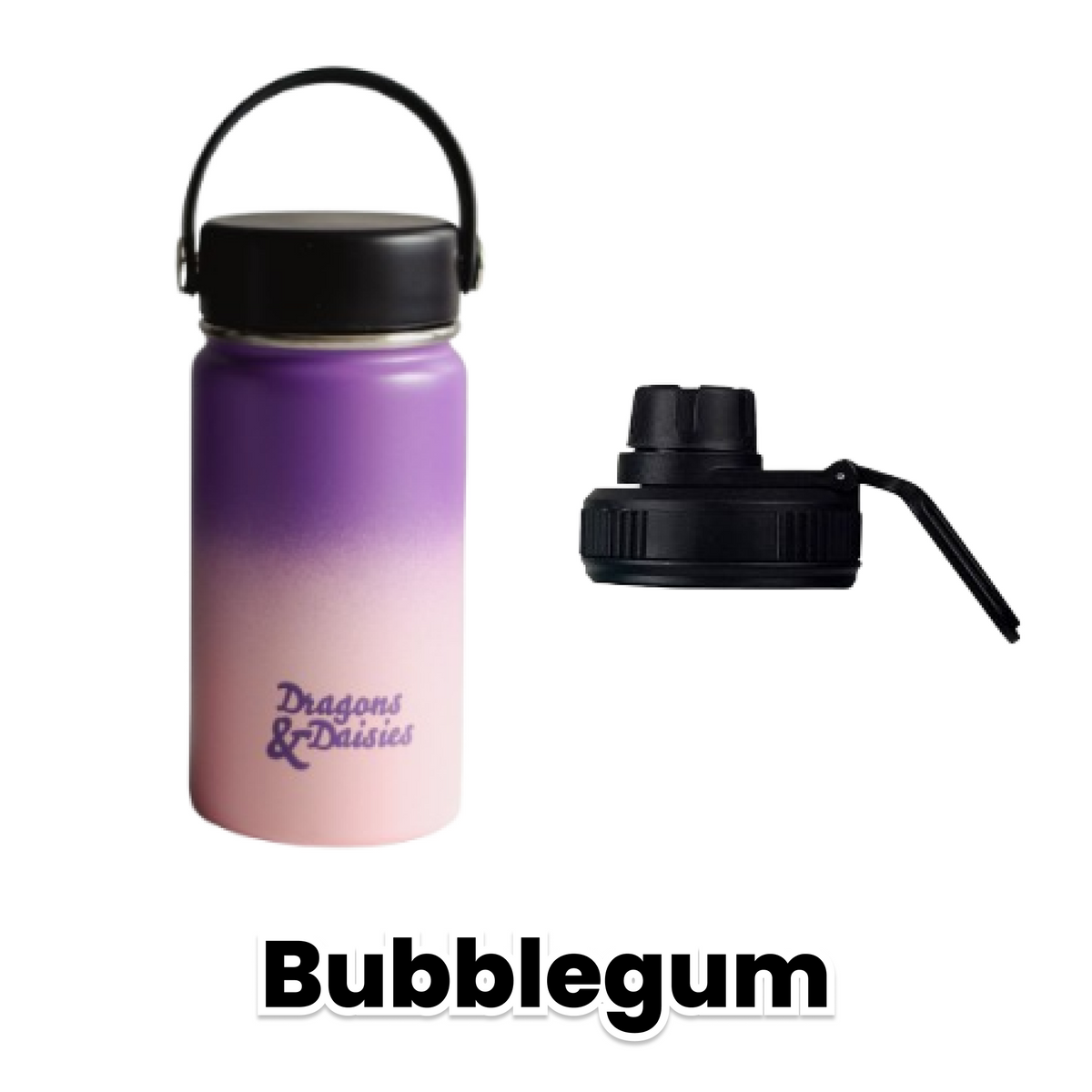 Bubblegum Leakproof Thermal Lunch Pot & Water Bottle | 350ml - 550ml - 950ml