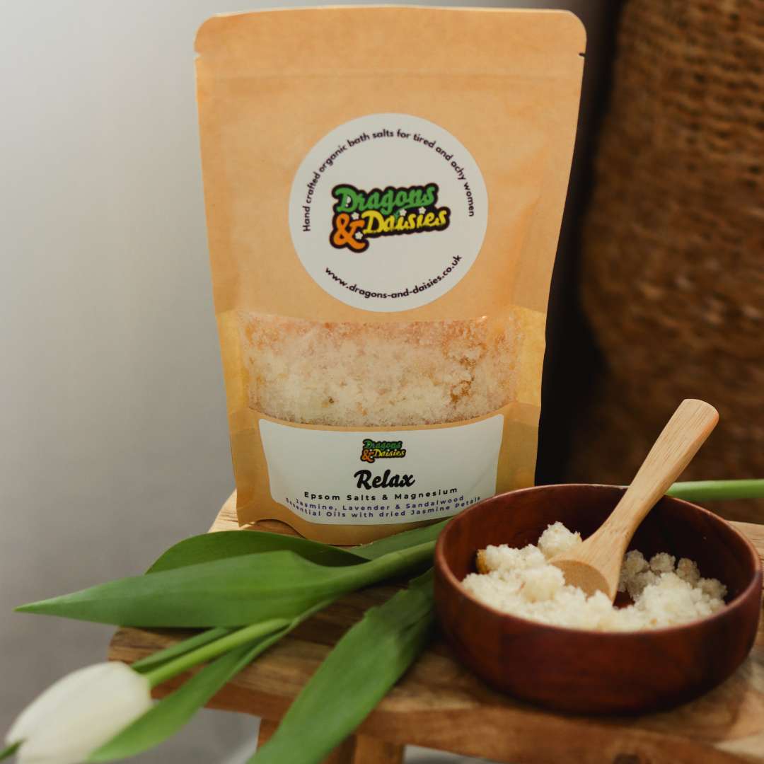 Relax - Hand Crafted Epsom & Magnesium Oily Bath Salts