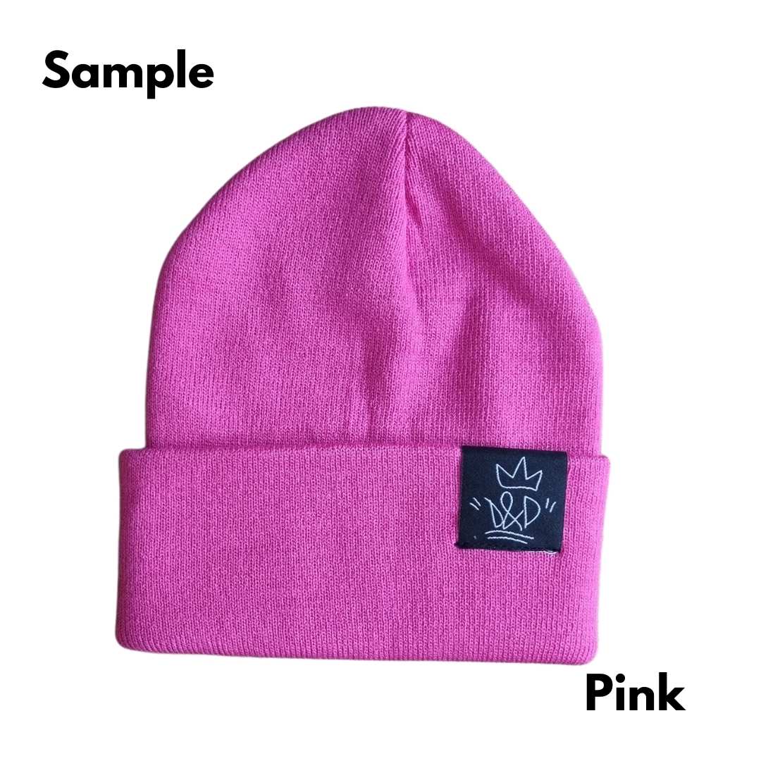 Adult & Kid Plain Colour Beanie - Samples