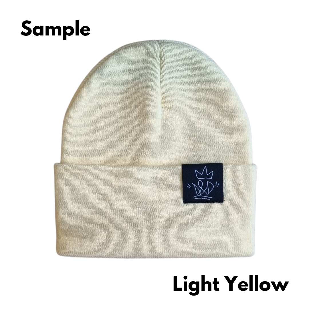 Adult & Kid Plain Colour Beanie - Samples
