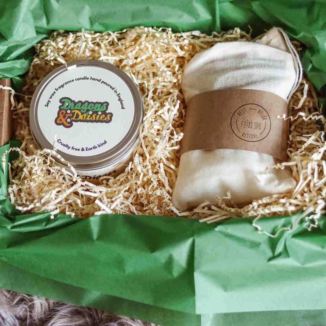 Bath Time Pamper Gift Set - Epsom Salts & Candle