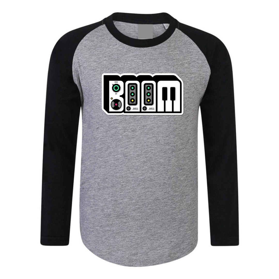 Boom Baseball Tee