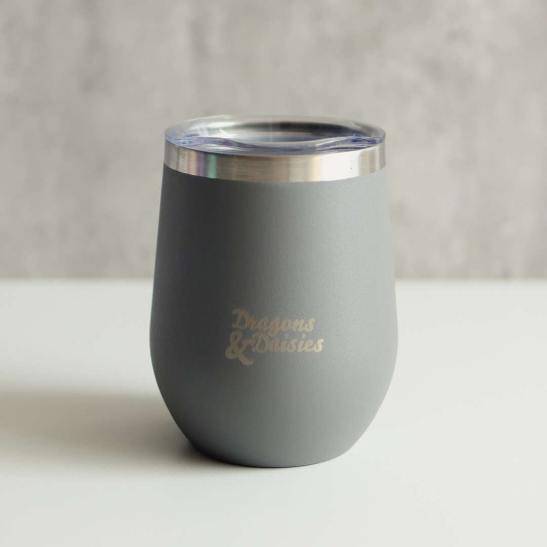Grey 350ml Splash Proof Thermal Travel Cup