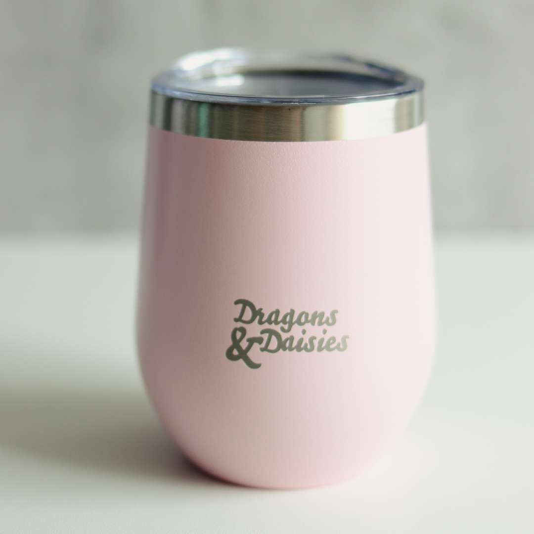 Light Pink 350ml Splash Proof Thermal Travel Cup