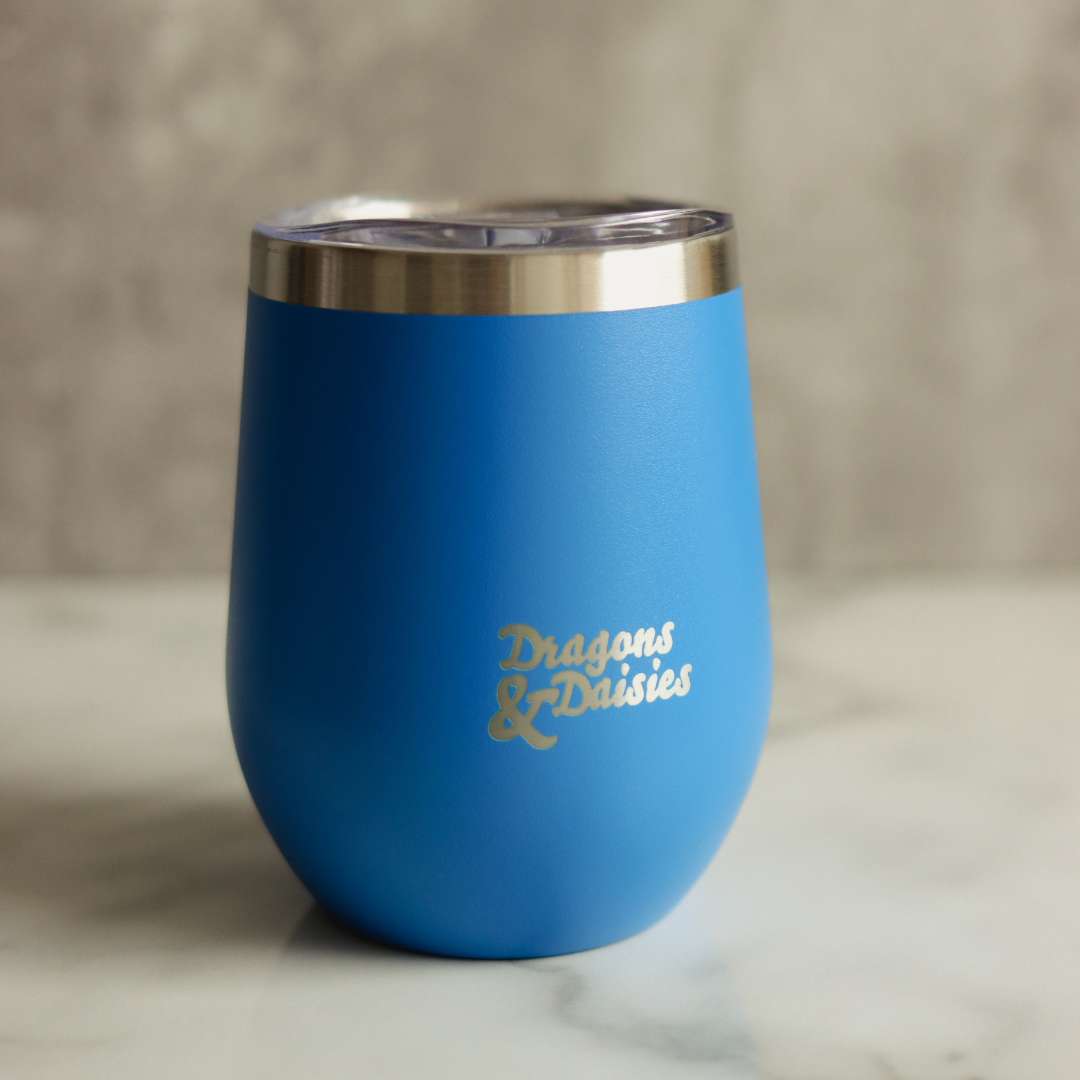 Royal Blue 350ml Splash Proof Thermal Travel Cup