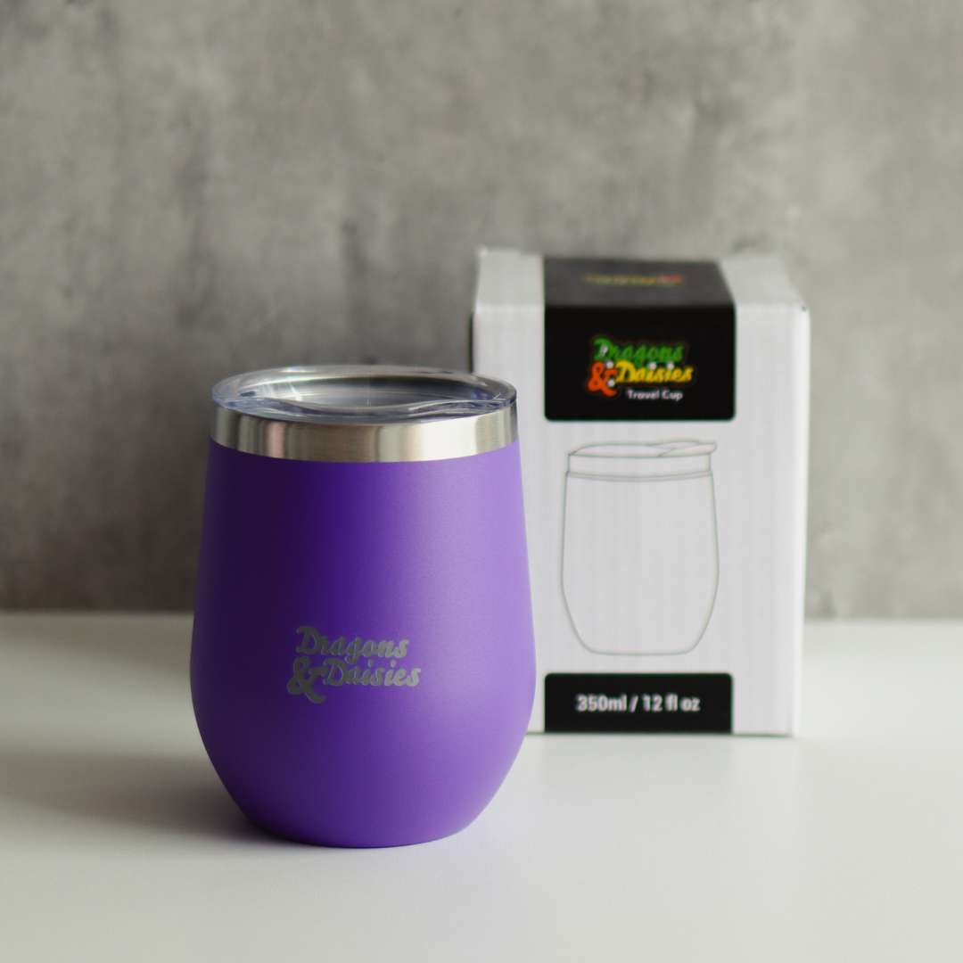 Purple 350ml Splash Proof Thermal Travel Cup