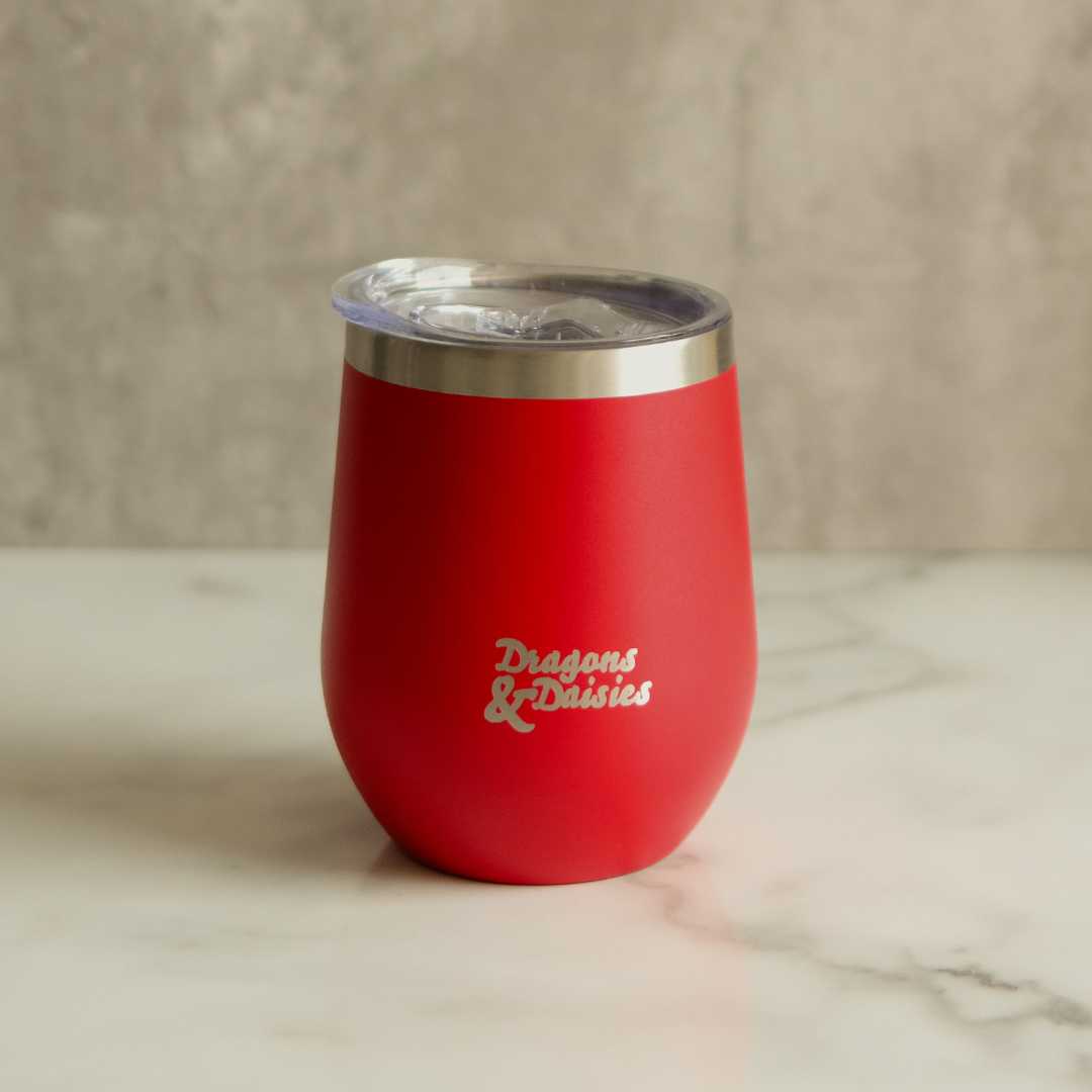 Red 350ml Splash Proof Thermal Travel Cup