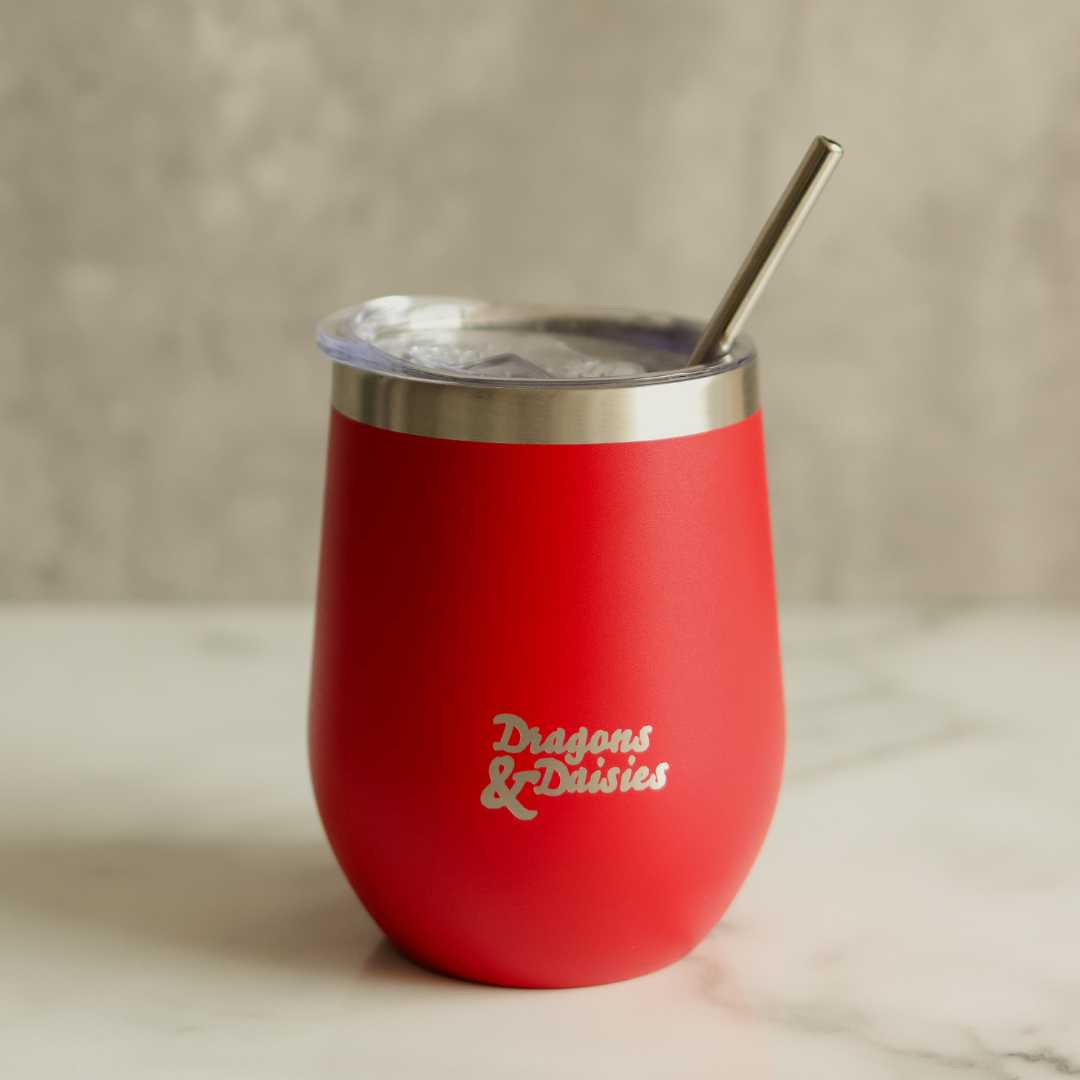 Red 350ml Splash Proof Thermal Travel Cup