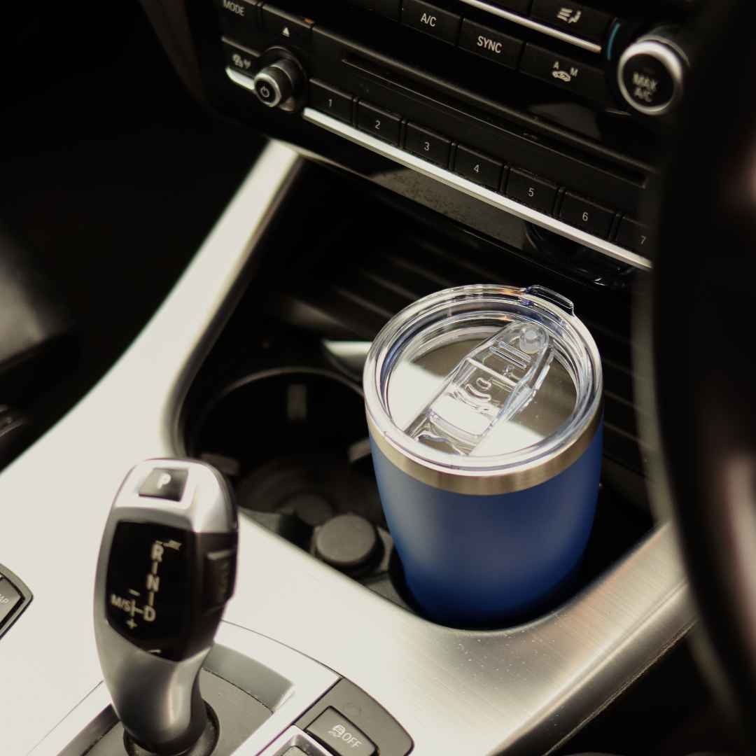 Navy 560ml Splash Proof Thermal Travel Tumbler