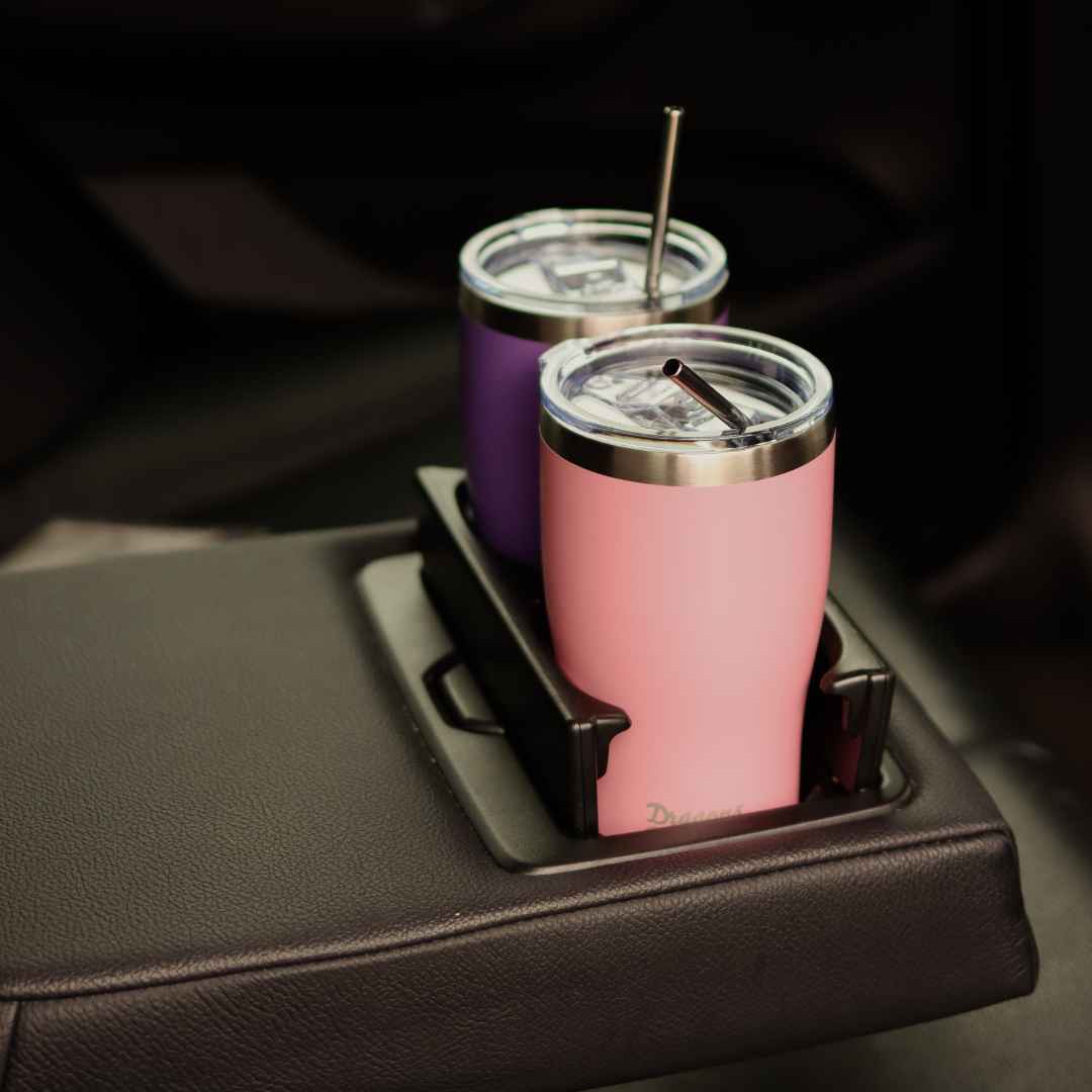 Pink 560ml Splash Proof Thermal Travel Tumbler