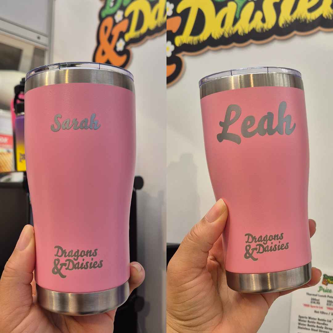 Pink 560ml Splash Proof Thermal Travel Tumbler