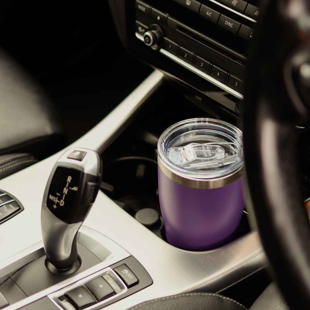 Purple 560ml Splash Proof Thermal Travel Tumbler