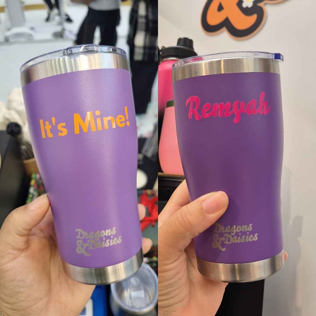 Purple 560ml Splash Proof Thermal Travel Tumbler