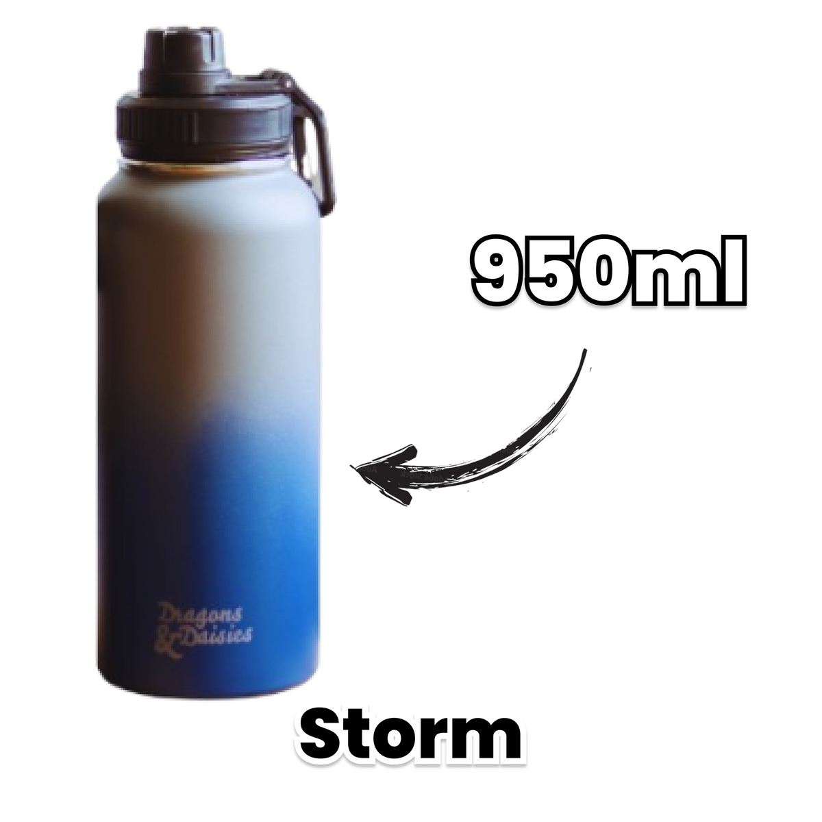 Storm Leakproof Thermal Lunch Pot &amp; Water Bottle | 350ml - 550ml - 950ml