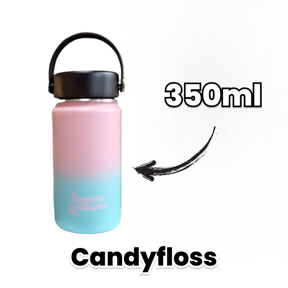 Candyfloss Leakproof Thermal Lunch Pot &amp; Water Bottle | 350ml - 550ml - 950ml