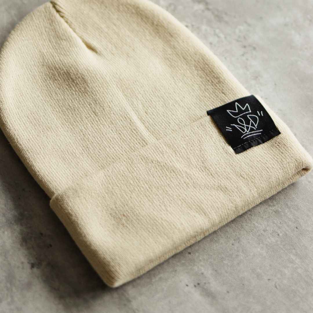 Super Soft &amp; Cosy Plain Beanie - Cream