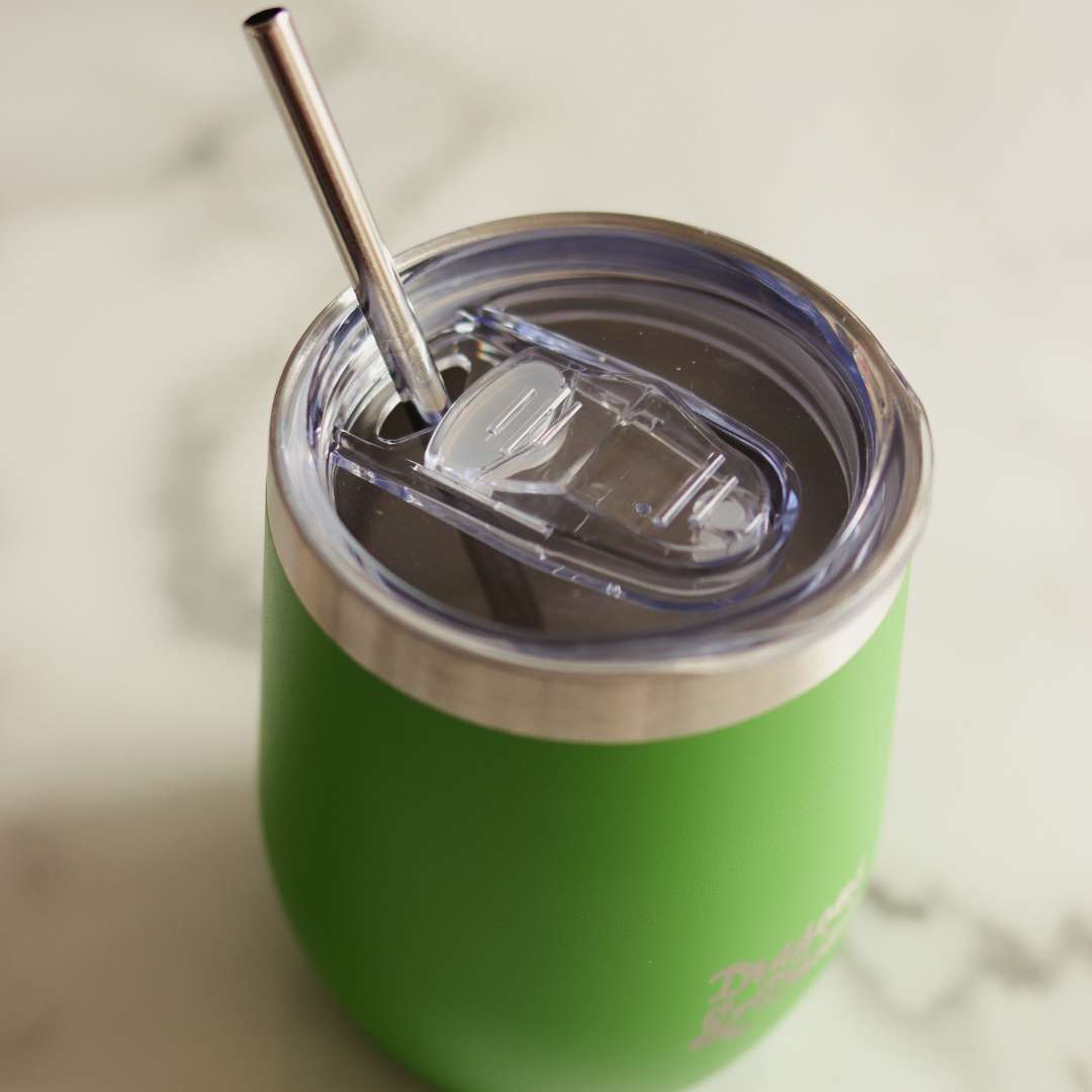 Green 350ml Splash Proof Thermal Travel Cup