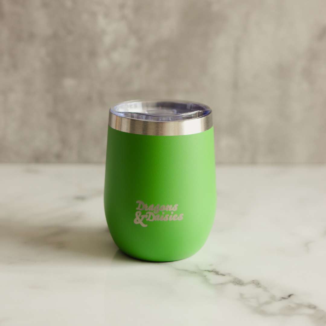 Green 350ml Splash Proof Thermal Travel Cup