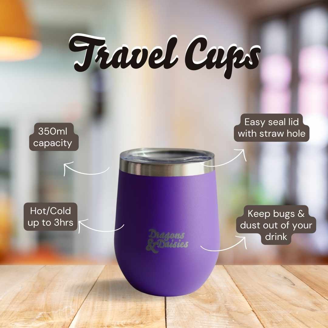 350ml Thermal Travel Cups