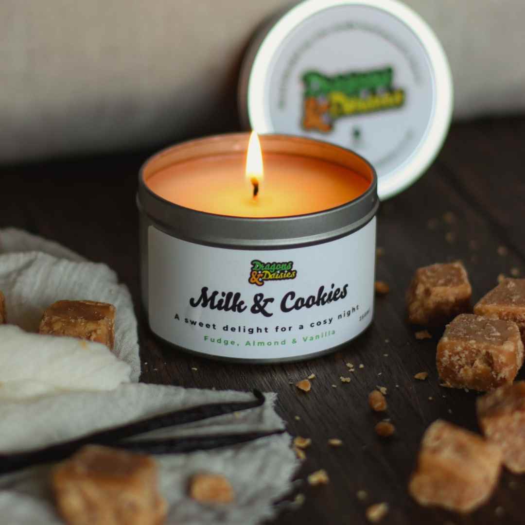 Milk &amp; Cookies - Hand Poured Soy Wax Candle