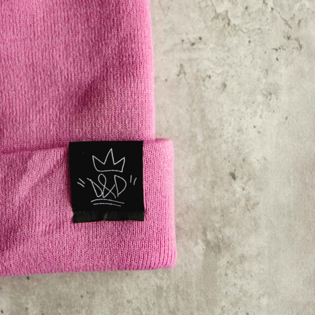 Super Soft &amp; Cosy Plain Beanie - Rose