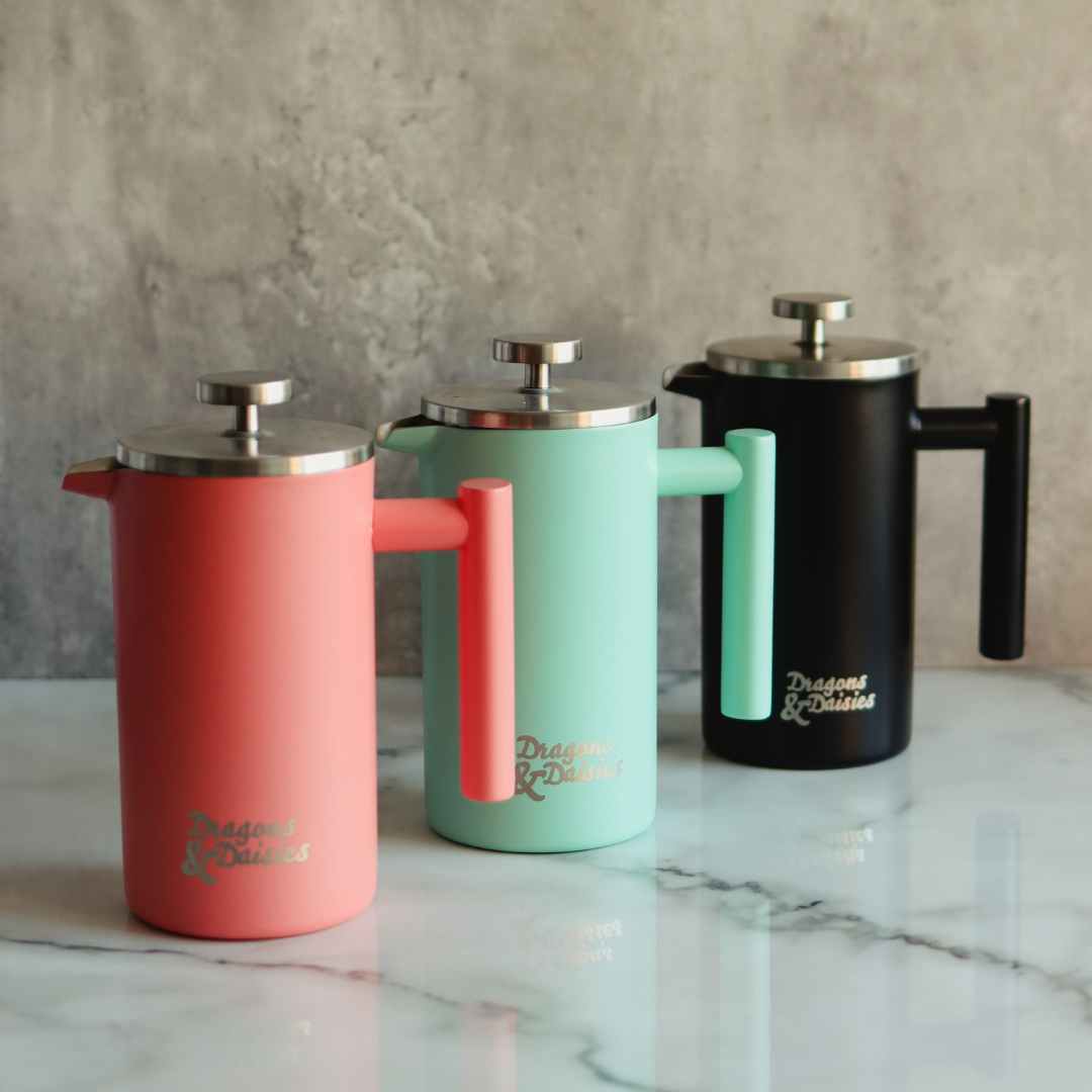 750ml Coral Thermal Tea &amp; Coffee French Press