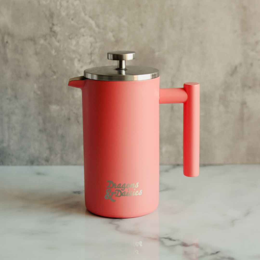 750ml Coral Thermal Tea &amp; Coffee French Press