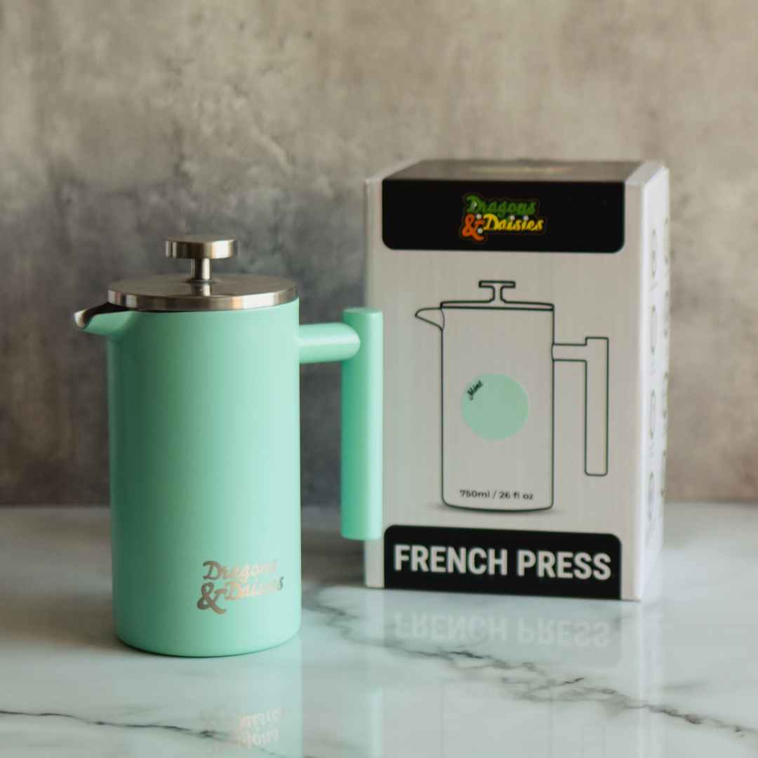 750ml Mint Thermal Tea &amp; Coffee French Press