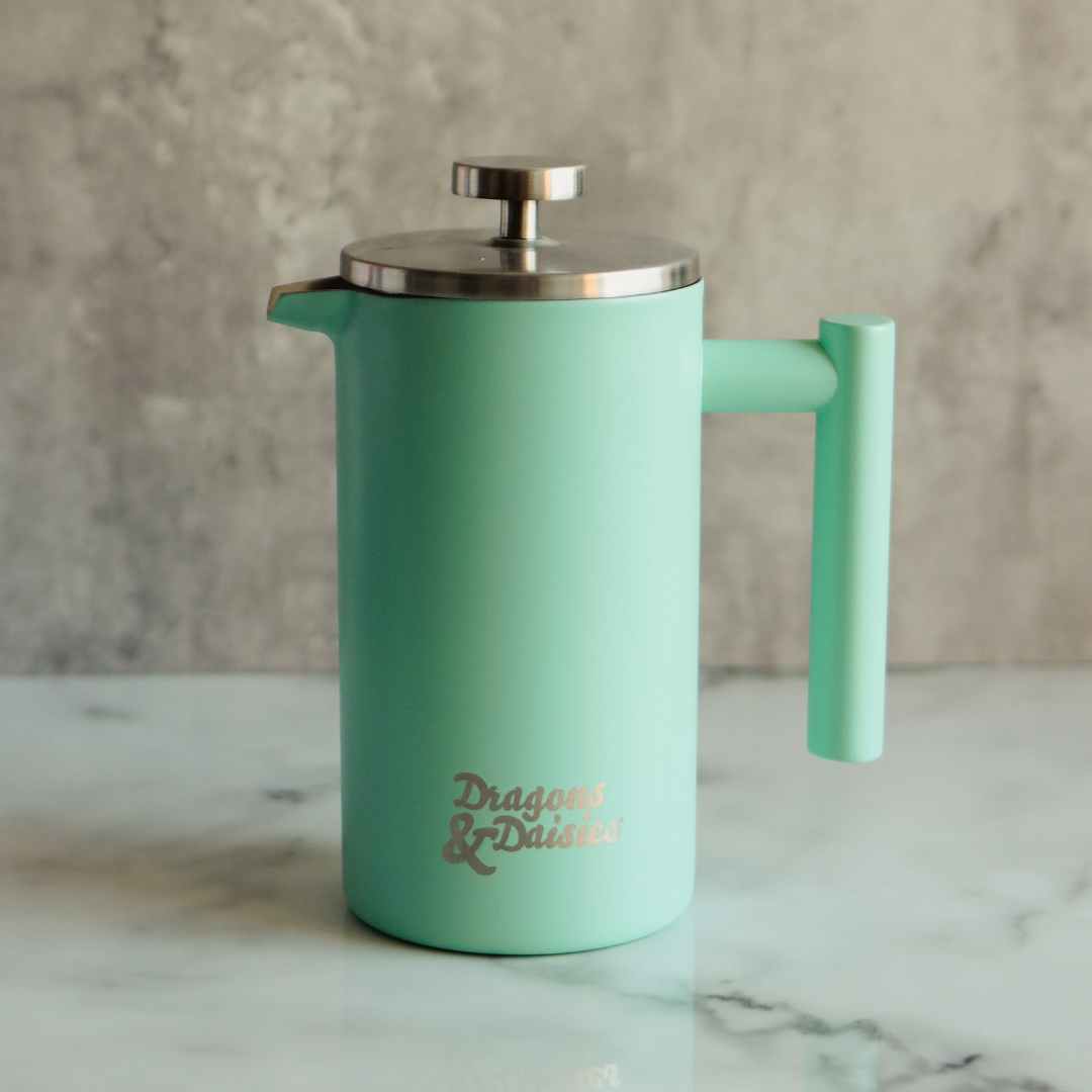 750ml Mint Thermal Tea &amp; Coffee French Press