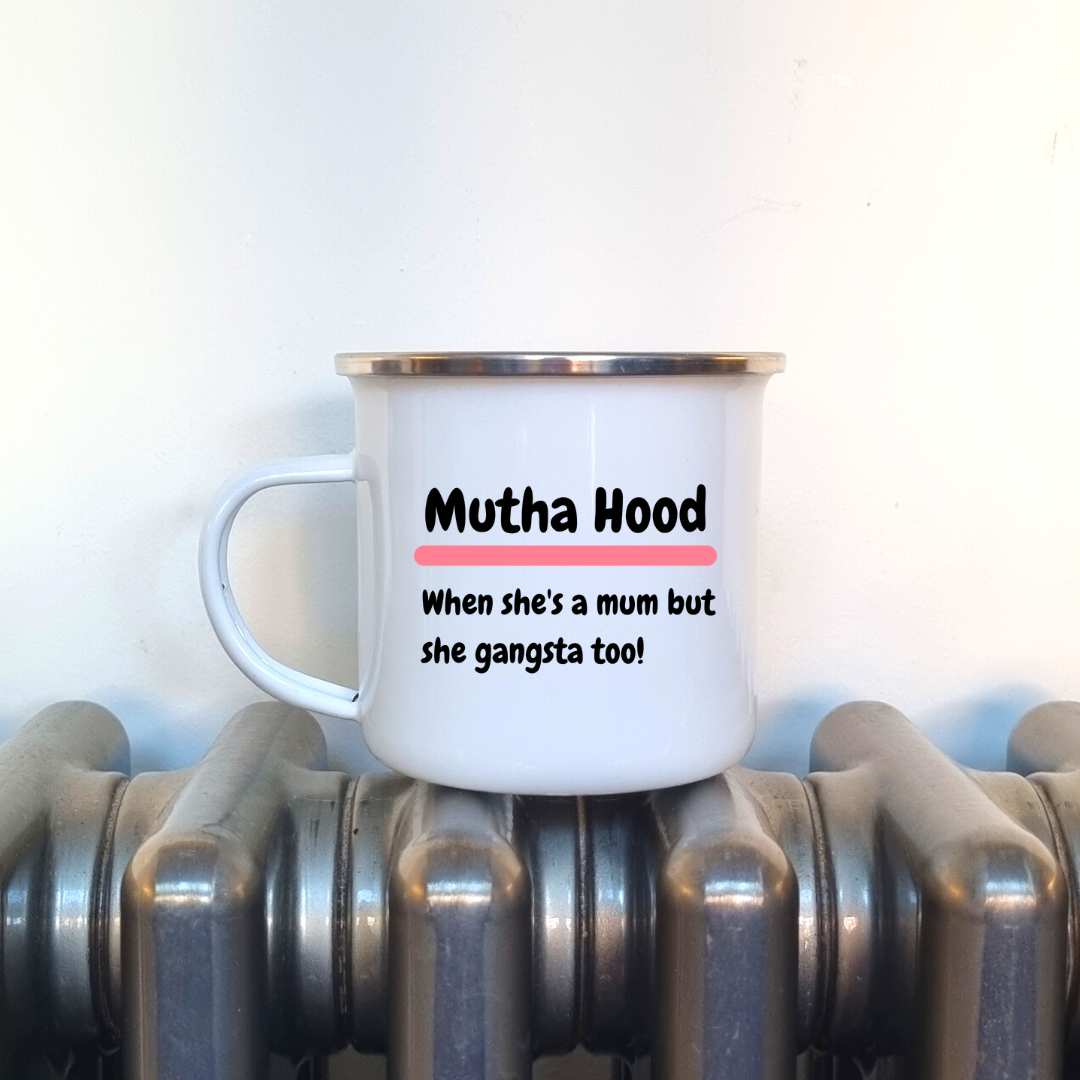 Parenthood Stainless Steel &amp; Enamel Camping Mugs