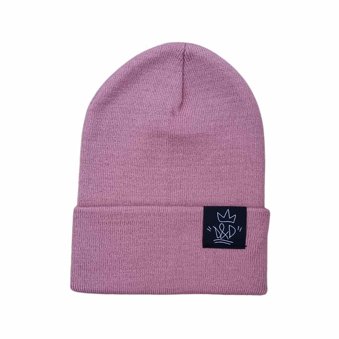 Super Soft &amp; Cosy Plain Beanie - Dusky Pink