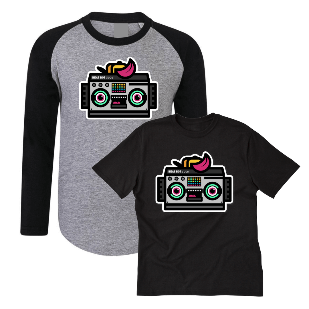 BeatBot Baseball Tee