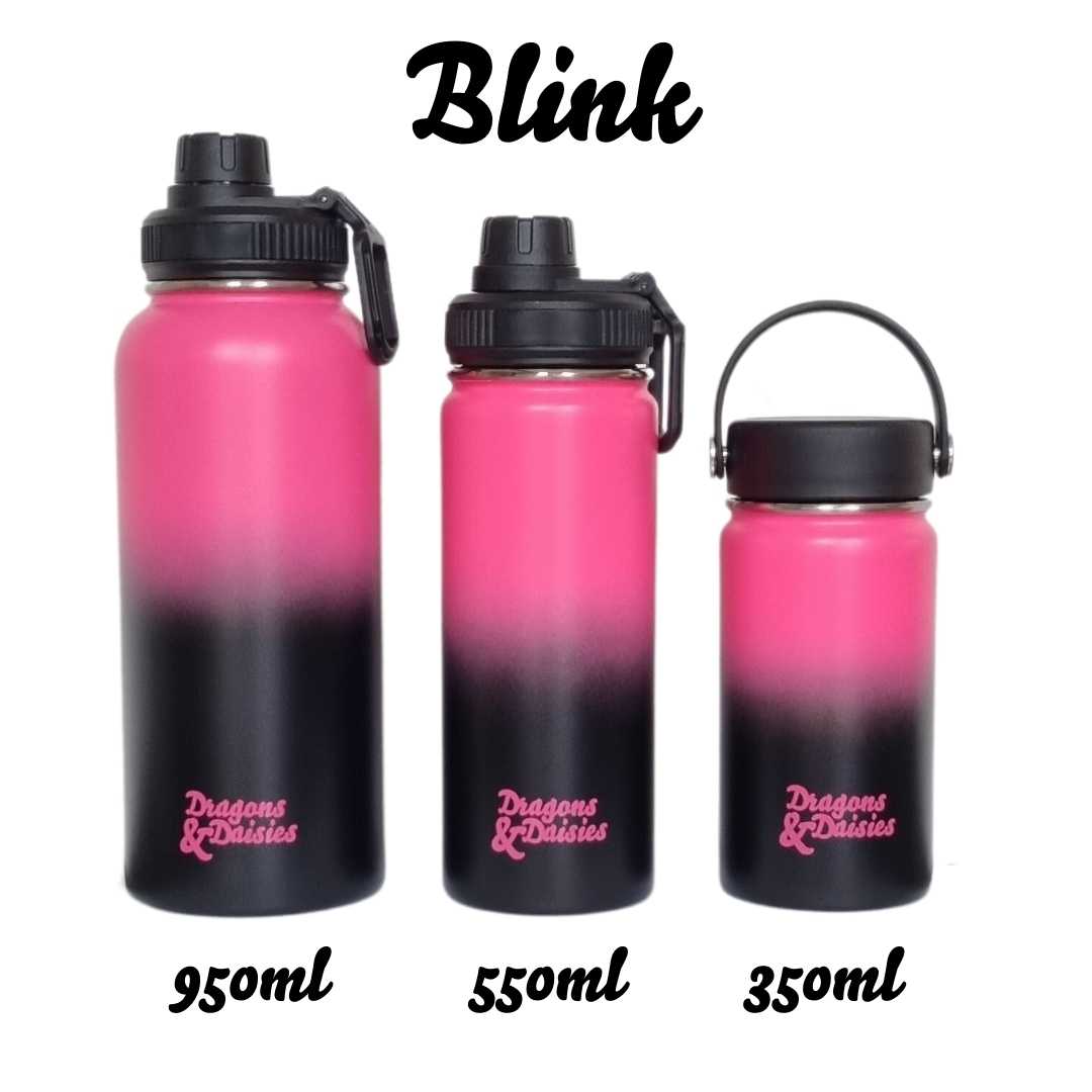 Cool Water Bottle &amp; Lunch Pot Ombre Stainless Steel - 350ml /550ml/950ml