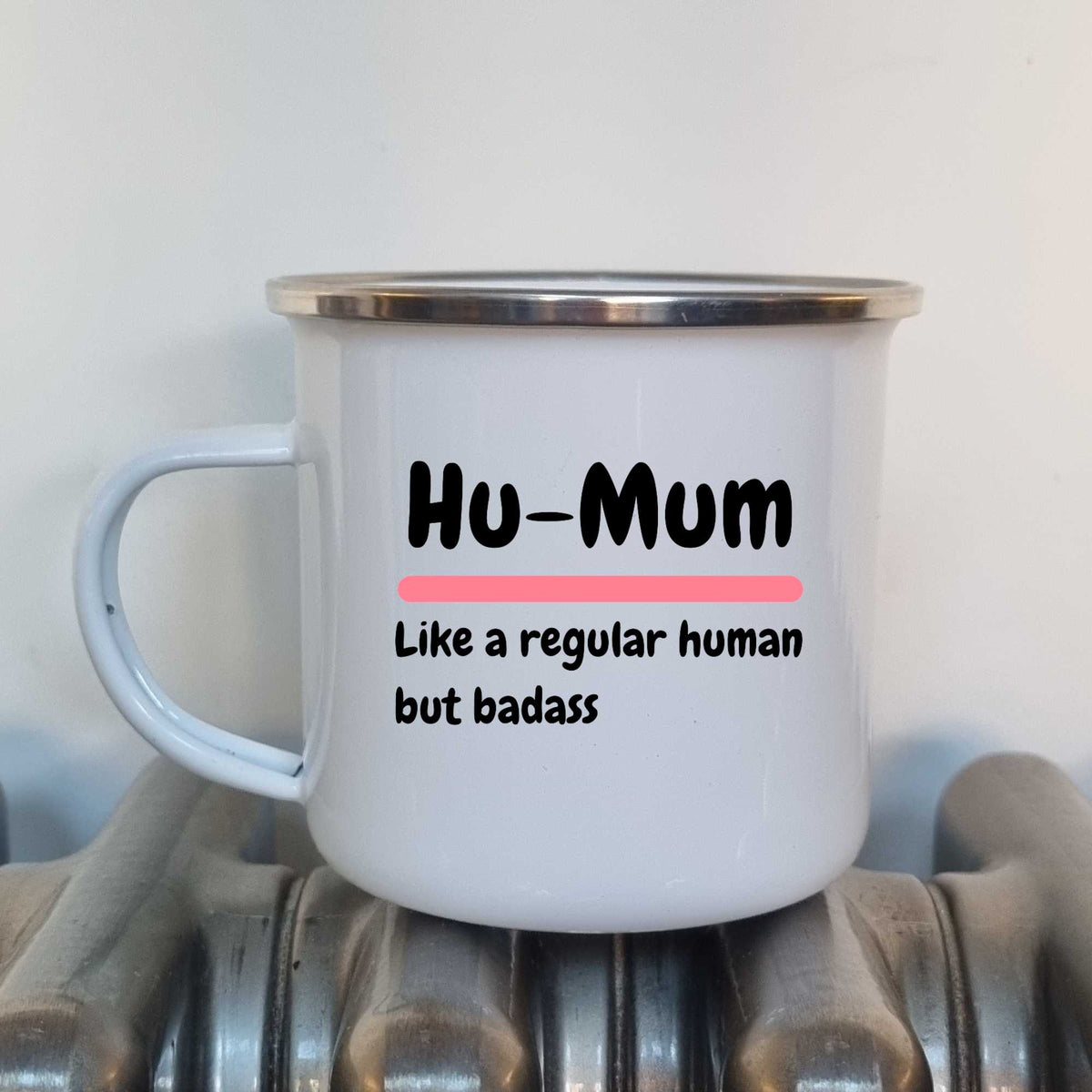 Parenthood Stainless Steel &amp; Enamel Camping Mugs